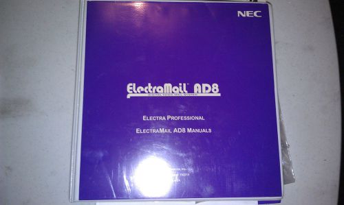 NEC Electra Professional ElectraMail AD8 Manuals
