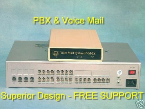 424/832 pbx pabx auto attendant ivr voice mail moh for sale