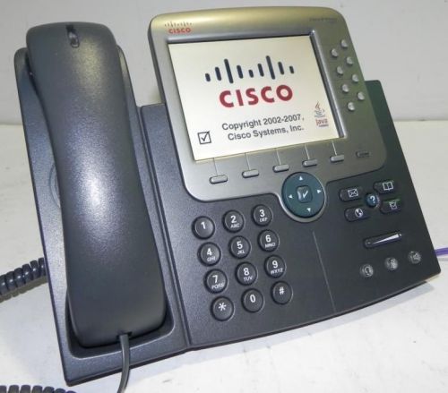 Cisco cp-7975g color 7900 unified gig ethernet ip phone for sale