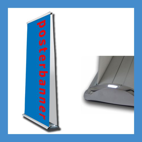 Roll up display double 2-seitig inklusive druck 85 x 200 cm messestand for sale