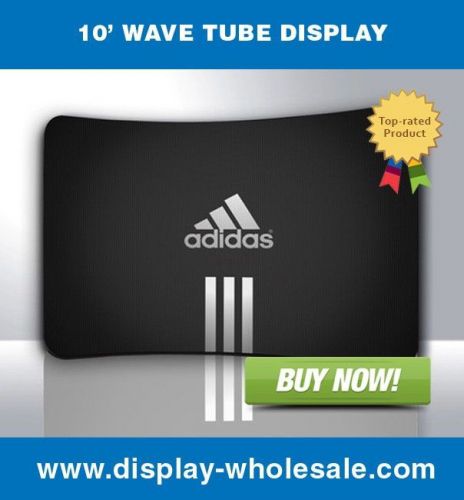 10ft wave tube display with print for sale