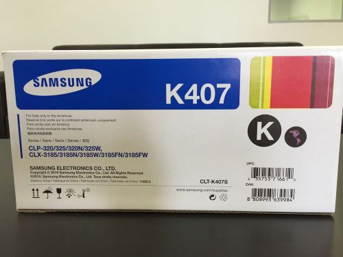 Samsung black toner cartridge k407 for sale