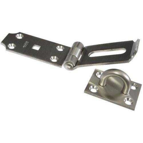 National mfg. n342550 extra heavy-duty hinge hasp-7-1/2&#034; ss ex hvy hasp for sale