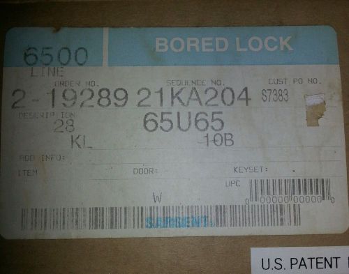 Sargent Bored lock