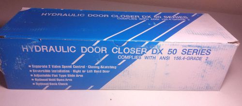 Commercial Hydraulic Door Closer DX 50 Series - DX53RA Alum Finish NEW
