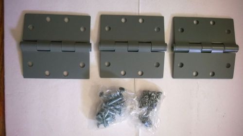 SET OF (3) COMMERCIAL HINGES 4.5&#034; X 4.5&#034;