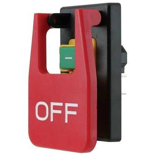 220-Volt Paddle Switch Safty On-Paddle Off Woodstock D4159