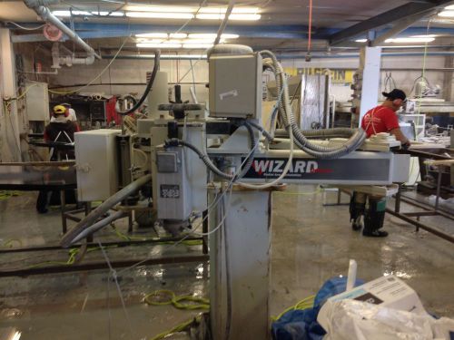 Park industrieswizard delux radial arm workstation for granite,quartz and marble for sale