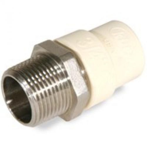 1 Stainless Trans Male Adapter KBI/KING BROTHERS IND Cpvc Fittings TMS-1000
