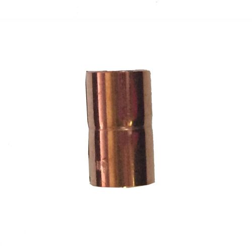 10 pcs. 1&#034; coupling with rolled tube stop copper fitting  c x c acr 11/8&#034; new for sale