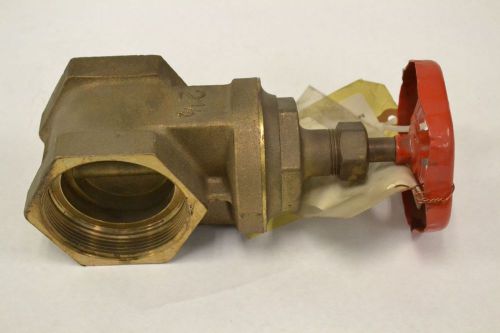 New valmet bronze threaded 2-1/2 in npt gate valve b298151 for sale