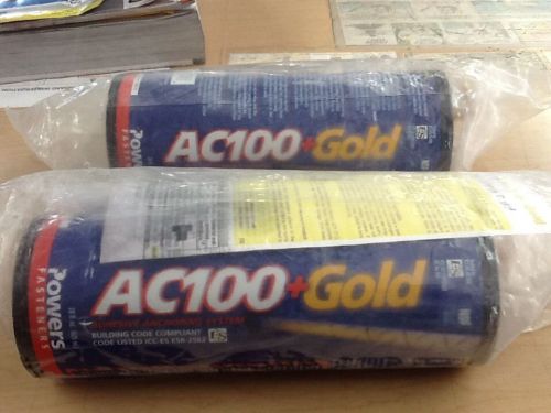 (2 pack) Powers AC100+ Gold 28oz each Quick Shot Adhesive Anchoring Epoxy