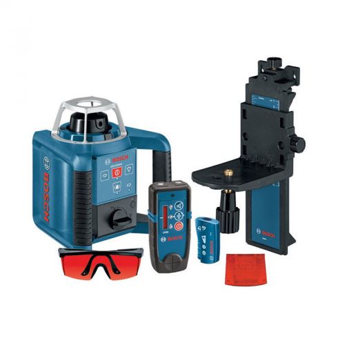 Bosch self-leveling interior rotary laser with layout beam kit grl300hvd new for sale