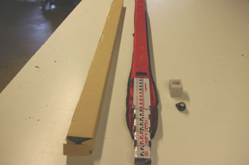 Grade Rod, Aluminum, Metric, 5 Meters w/Case and Level Vial