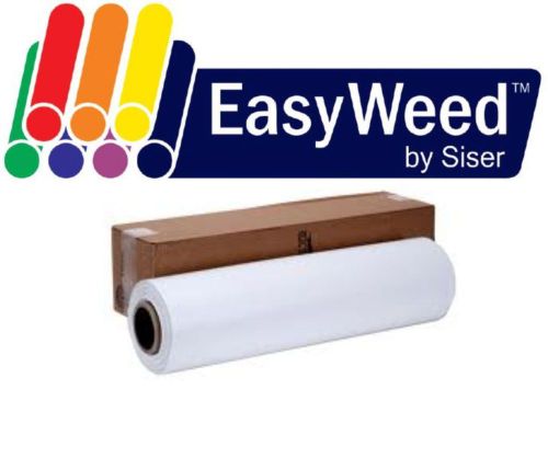 1 Sheet *WHITE* SISER EasyWeed Heat transfer vinyl 15&#034; X 12&#034; Iron on- ANY Cutter