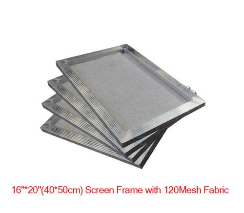 16&#034;*20&#034;(40*50cm) Screen Frame with 120 Mesh Fabric Durable Quality 4 pcs Pack