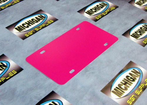 Dark Pink .050 Plastic License Plate Blank **Create Your Own Designs**
