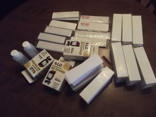 3) 765-9 Replacement Ink Cartridges  , Tape strips, EZ SEAL Solution. BARGAIN!