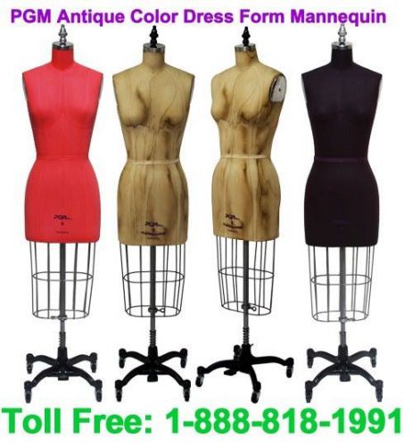 Professional dress form mannequin antique vintage , adjustable dress form 4-12 for sale