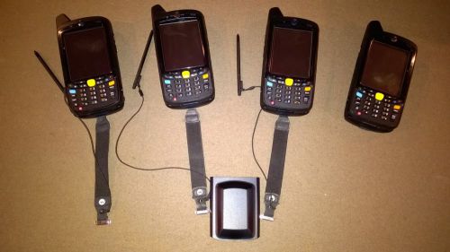 Motorola N410 Hand Held Scanner (Set of 4, Working, Missing Parts)