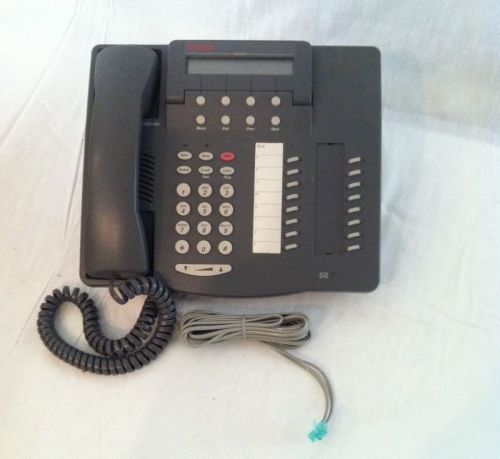 Lucent avaya 6416d+m grey telephone corded 6416d02b-323 for sale