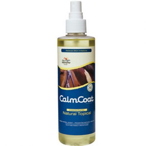 Calm coat concentrated natural topical relieves skin irritations equine 8oz sale for sale
