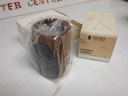 LOT OF 2  HENRY 848-F FILTER ELEMENTS