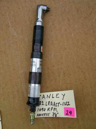 STANLEY -RT ANGLE PNEUMATIC NUTRUNNER -A32LRAACT-11S2, 1050 RPM 3/8&#034;, USED