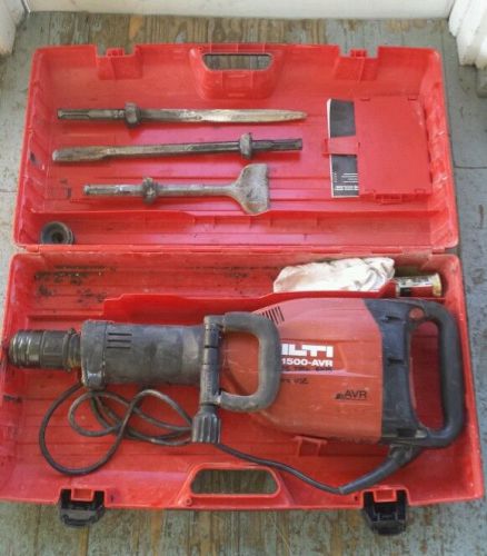 Hilti TE AVR-1500 ELECTRIC JACKHAMMER with BITS