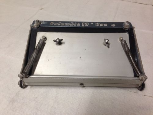 Columbia flat finisher boxes, 10&#034; model 10ffb for sale