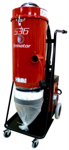 Ermator s36 hepa heavy duty dust collector vac 4 concrete grinder pro vac for sale