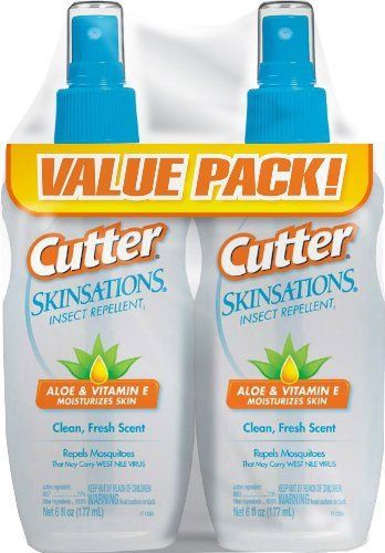 Cutter 54012 Skinsations 2 to 6-Ounce Insect Repellent Pump Spray  Case Pack of