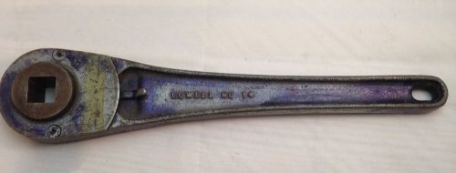 LOWELL NO. 14 HEAVY DUTY 11/16&#034; SQUARE RATCHET WRENCH USA  RARE