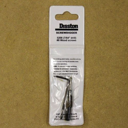 Disston 5208 bore &amp; countersink with 7/64&#034; drill bit. no:8 wood screws for sale