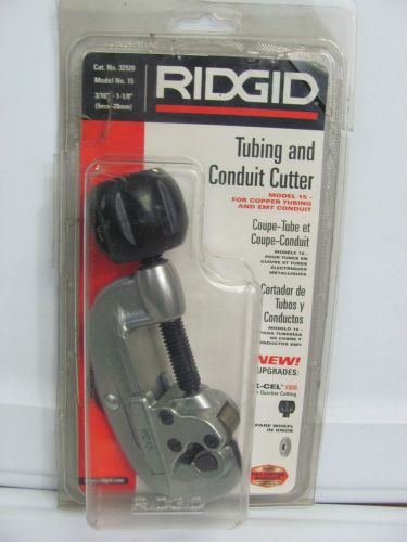 NEW Ridgid 32920 Model 15 Copper Tubing &amp; Conduit Cutter For 3/16 - 1-1/8&#034; Rigid