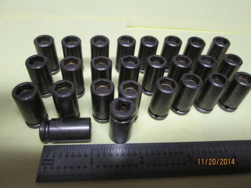 Apex m-8mme1 magnetic impact socket 1/4&#034; dr 8mm 6 pt- sheet metal screws- 26 pcs for sale