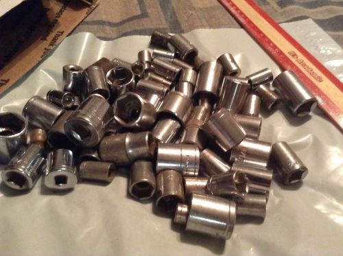 4 lb (Pound) LOT OF ASST.SOCKETS Generic &amp; Taiwan Various sized &amp; Shapes  USED