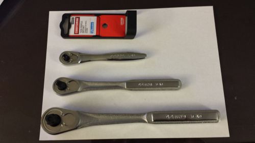 Craftsman Ratchets 1/2&#034; 3/8&#034; 1/4&#034; Tear Drop &amp; Thin Profile Quick Release NEW