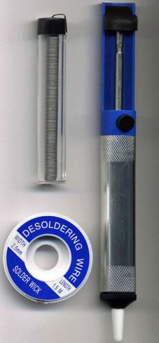 Rosin core solder 60 40 desoldering pump sucker vacuum braid wick soldering iron for sale