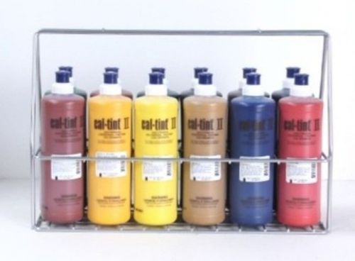 CAL-TINT II Universal Tinting Colorants STARTER SET 12 COLORS - with Free Rack!
