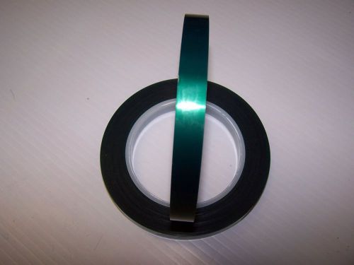 1/4&#034; x 72 YDS  powder coating green poly  high temperature tape