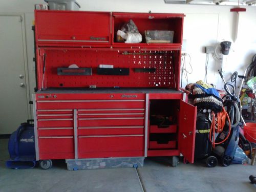 SNAP ON TOOL BOX  WORKSTATION WITH FILE CABINETS,LOCKER,LOWER BOX 72IN