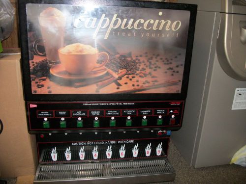 commercial Cappuccino machine 8 head dispensor