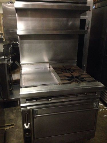 Jade 36&#034; Heavy Duty Range With 18&#034; Griddle And Two 18&#034; Burners
