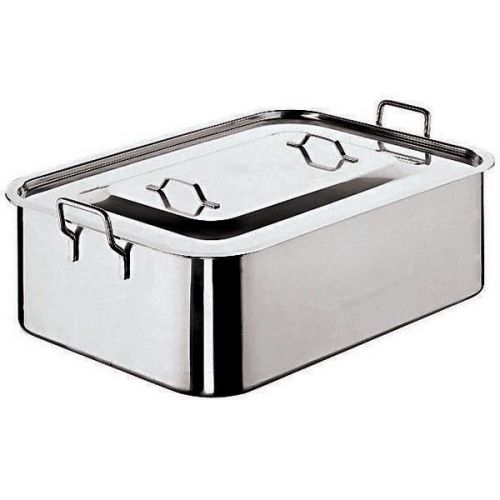 world cuisine stainless steel deep brazier with cover