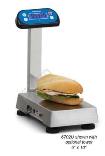 Brecknell 6702u pos 15 lbs 240 oz bench scale bakery restaurant new for sale