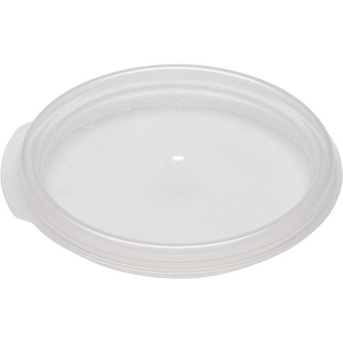 Cambro 1 qt. small seal lids, 12pk translucent rfs1scpp-190 for sale