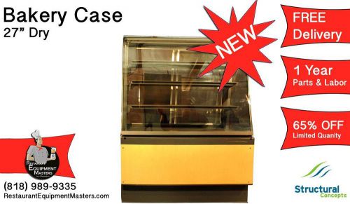 Bakery Case 27&#034; Dry ( Structural Concepts ) OBO