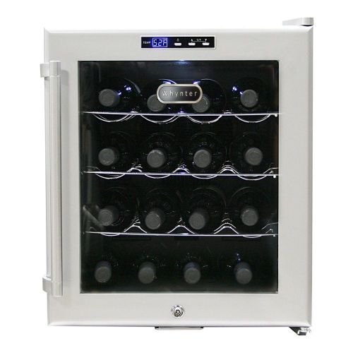 16-Bottle Wine Cooler Refrigerator Cellar Electronic Adjustable