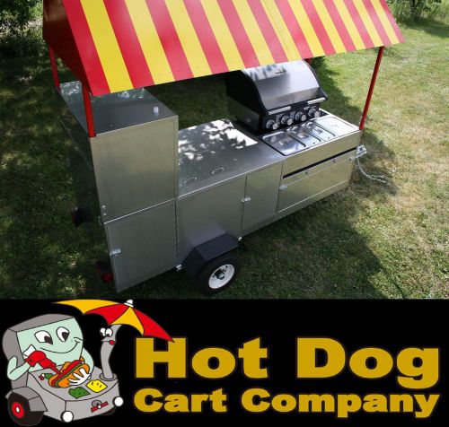 Hot dog cart vending concession stand trailer new limo model for sale